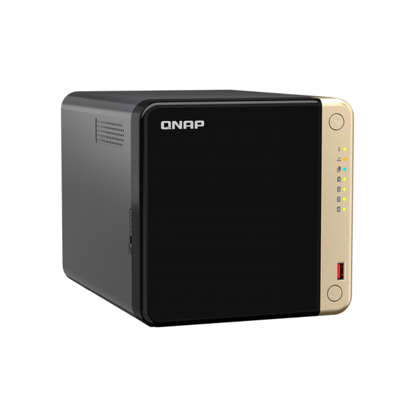 QNAP TS-464U NAS Rack (1U) Připojení na síť Ethernet Černá N5095