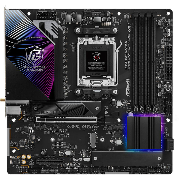 ASRock B850M Riptide WiFi DDR5 AMD AM5 MicroATX Alaplap