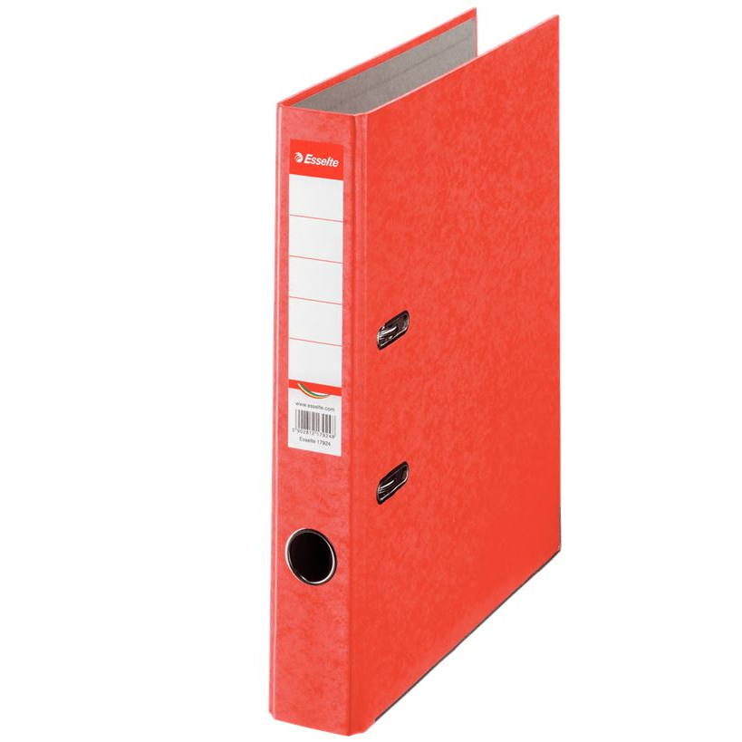 Esselte Rainbow karton iratrendező piros (17921) (esselte17921)