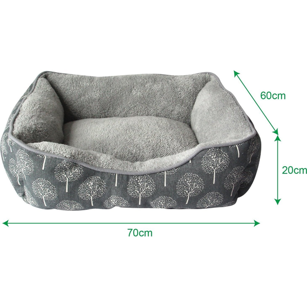 RECTANGULAR BED HÖPPY 70X60X20CM