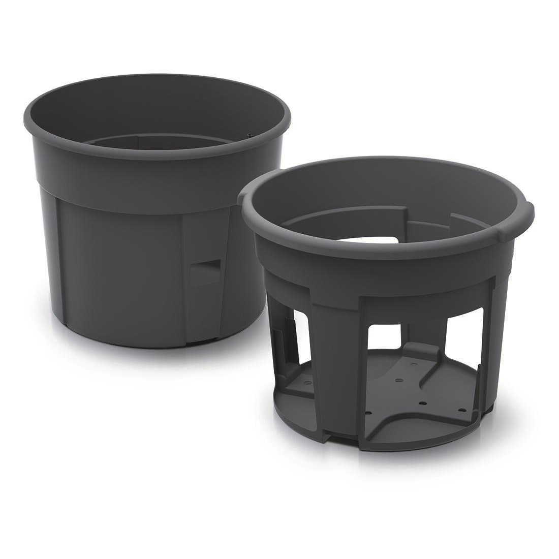 Prosperplast POTATO GROWER burgonyatermesztő edény, 29,5 × 29,5 × 23,6 cm, antracit (544407)