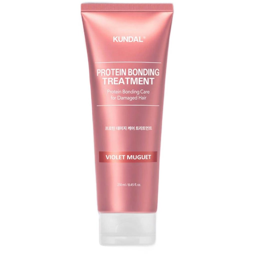 KUNDAL Protein Bonding Damage Care Treatment - Proteines kondicionáló lila muget, 250 ml (8809809429751)