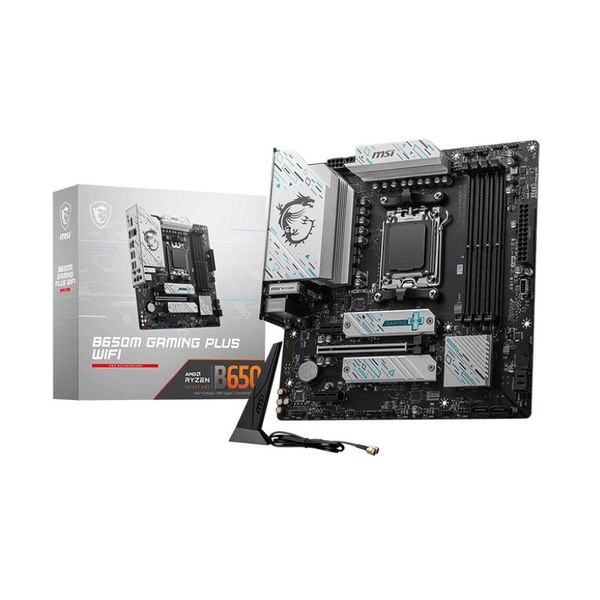 MSI B650M GAMING PLUS WIFI scheda madre AMD B650 Presa di corrente AM5 micro ATX