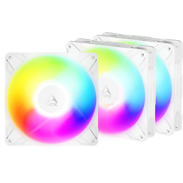 ARCTIC Freezer P14 Pro Reverse A-RGB (White) - 3 Pack Computer behuizing Ventilator 14 cm Wit 3 stuk(s)