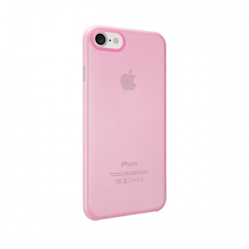 Menatwork Ozaki Ocoat 0.3 Jelly Apple iPhone 7 Szilikon Tok - Rózsaszín (OC735PK)