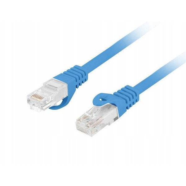 Patchcord Lanberg U/UTP 6 RJ45 / RJ45 15 m modrý