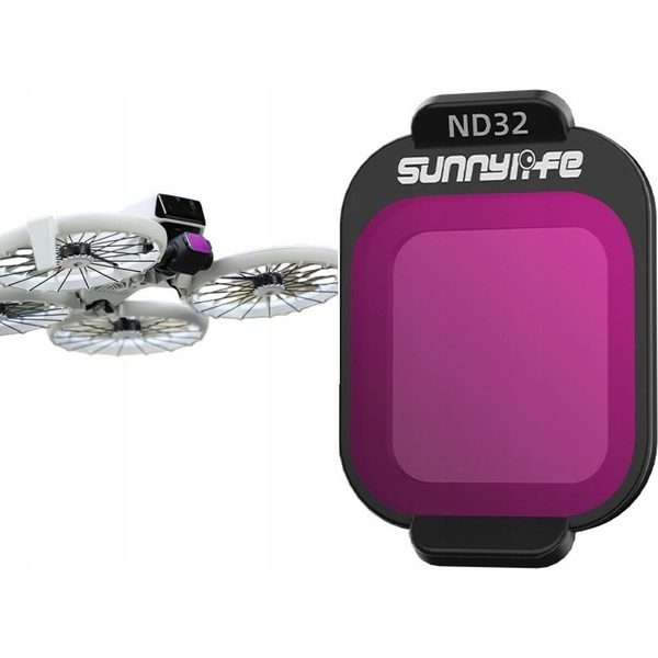 Filtr Pełny Szary ND32 NDx32 do Drona Dron DJI FLIP Etui na Filtr SunnyLife / FI962-32