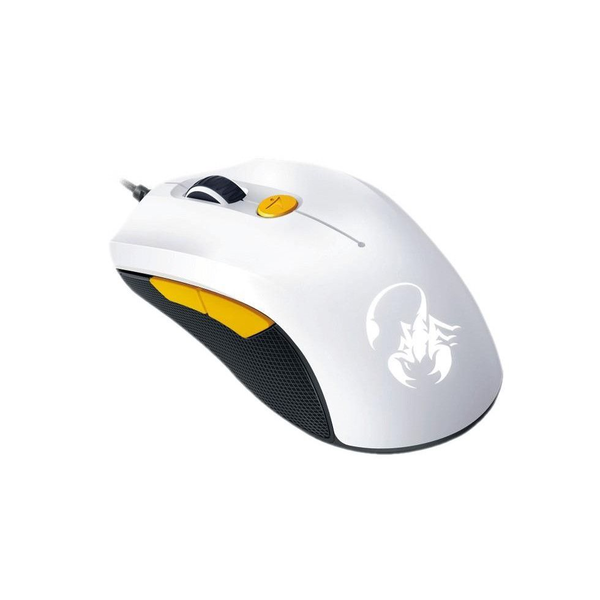 Genius Scorpion M6-600 Gaming Egér Fehér-Narancssárga 5000 DPI