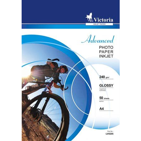 Victoria Fotópapír "Advanced" tintasugaras A4 240g 50db fényes (LVIG05) (LVIG05)