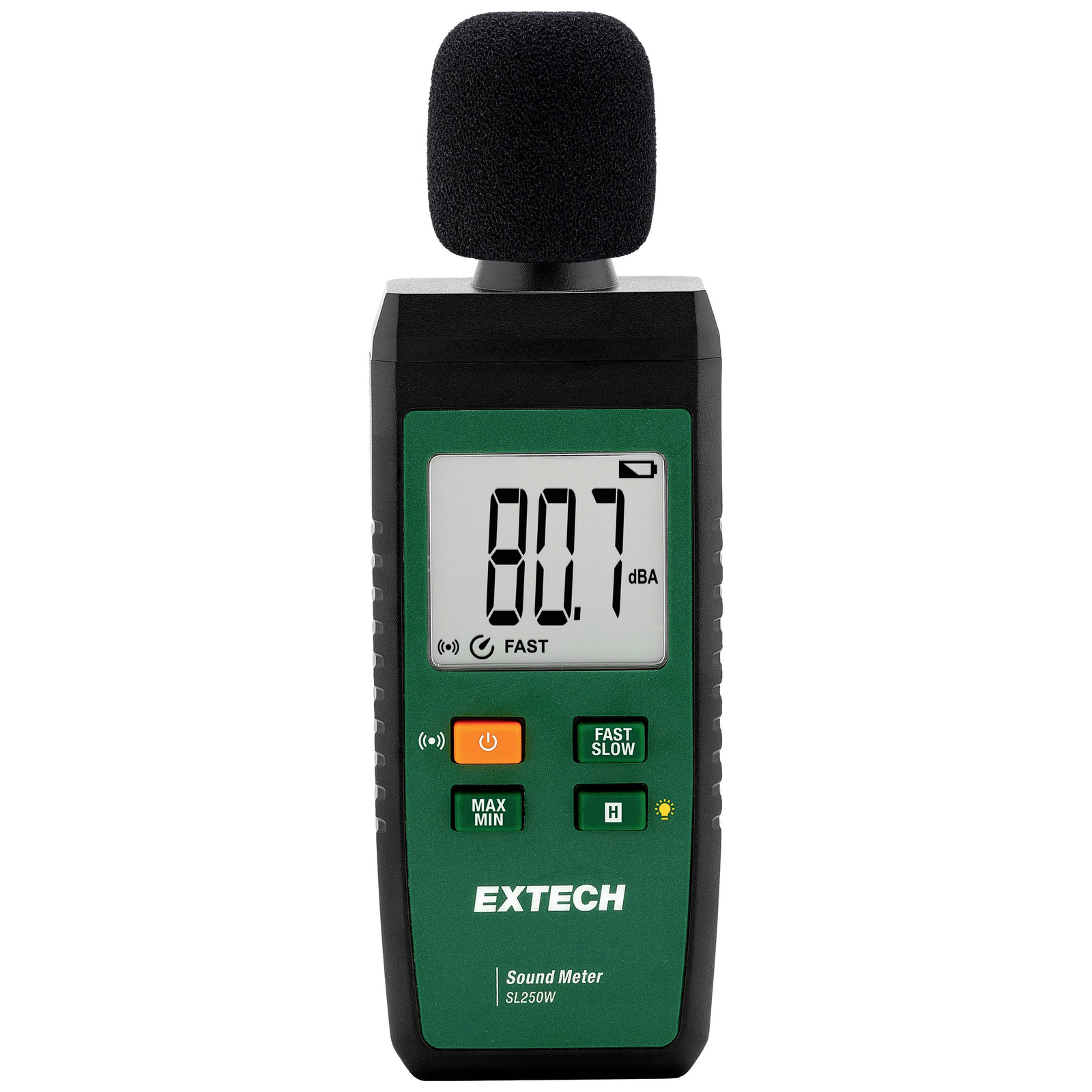Extech Zajszintmérő 30 - 130 dB 31.5 Hz - 8000 Hz (SL250W) (SL250W)