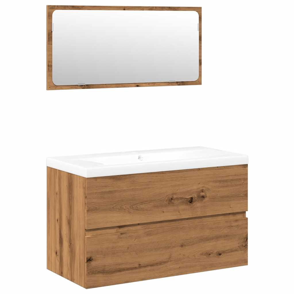 Fürdőszoba bútor szett Artisan Oak Engineered Wood (3328930)