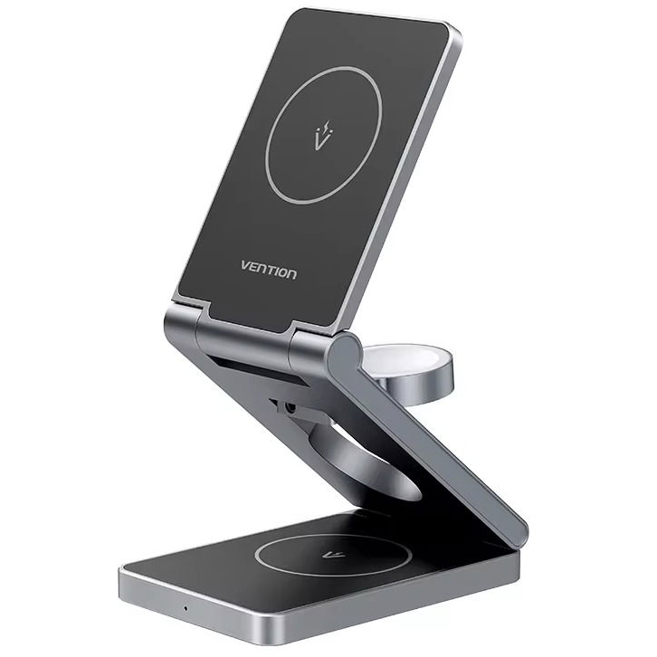 Vention 3in1 Wireless Folding MagCharger, Space Grey (FGFH0)