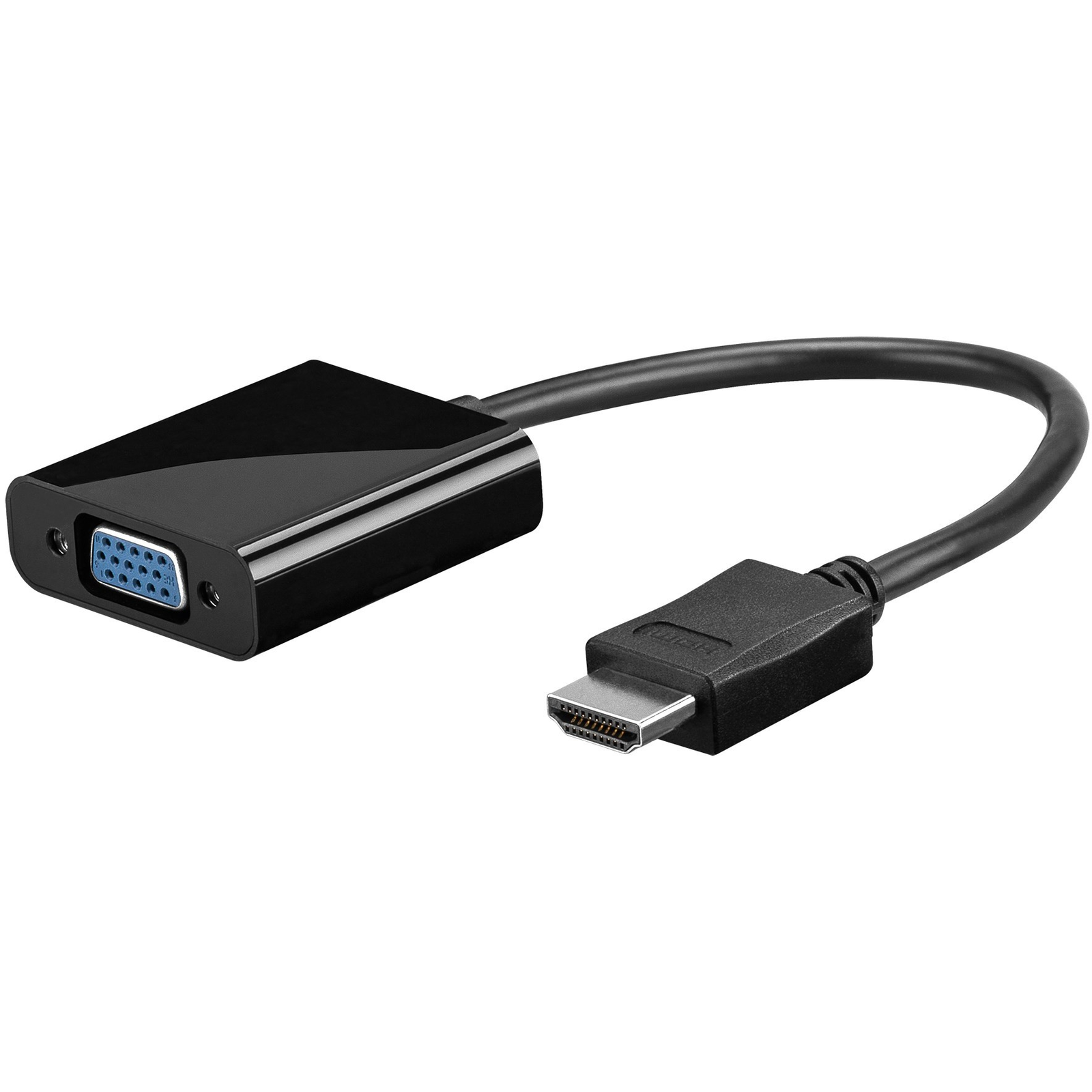 HDMI > VGA + 3,5mm Stereo (ST-BU) Adapter Black (68793)