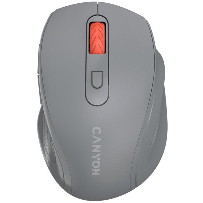Canyon 6 gombos wireless egér 1600 DPI, sötétszürke