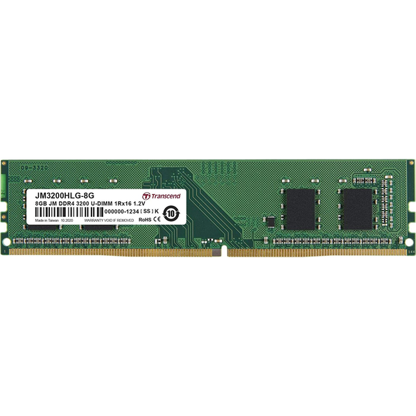 Transcend JetRam DDR4 3200MHz 8GB PC memória