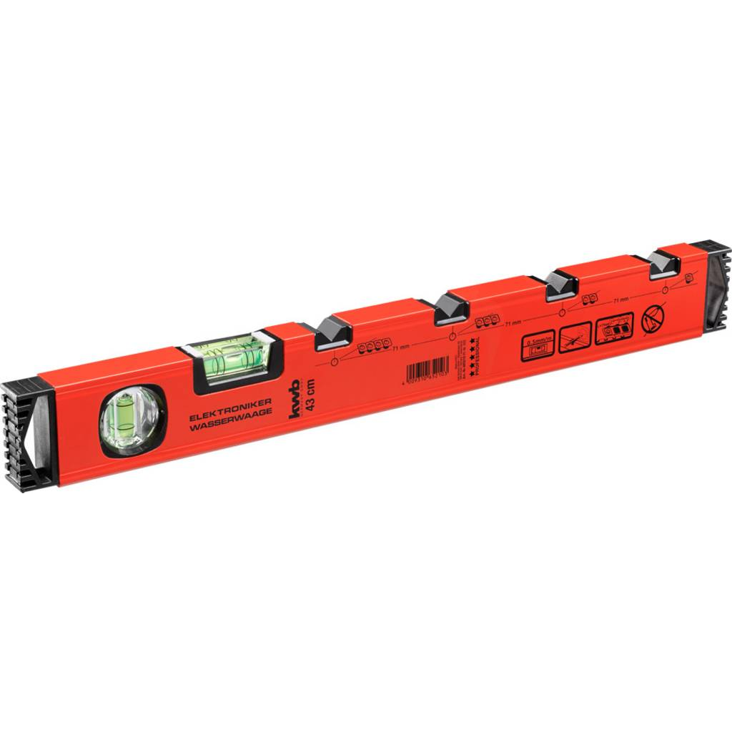 KWB Villanyszerelő vízmérték 480 mm (065210) (065210)