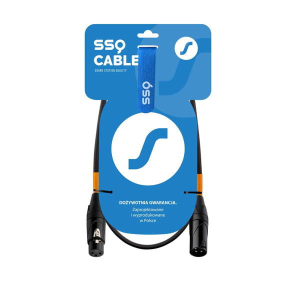 SSQ DMX1 Event XLR apa - XLR anya Kábel (1m)