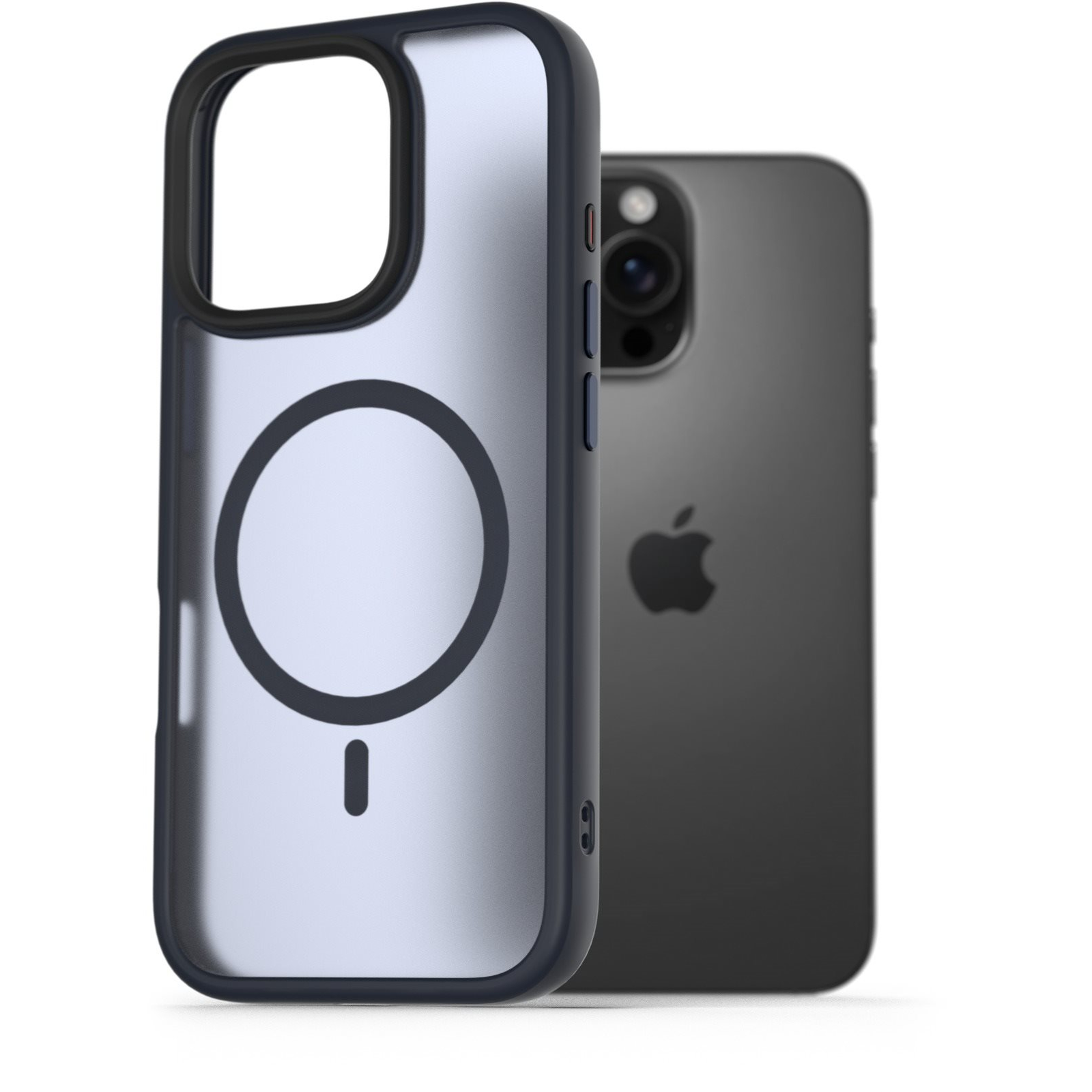 AlzaGuard Matte Case iPhone 16 Pro Magsafe sötétkék tok (AGD-PCMM59L)