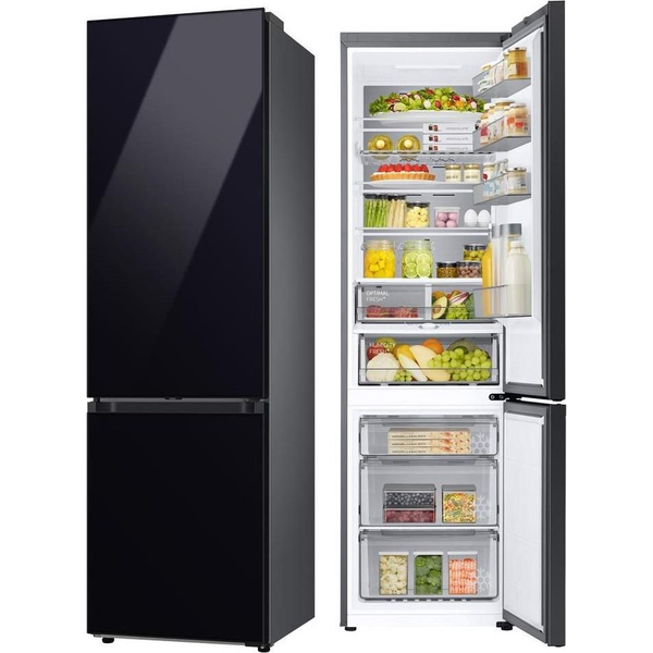 Kétajtós hűtőszekrény Samsung RB38C7B5D22/EF Bespoke 59.5cm fekete