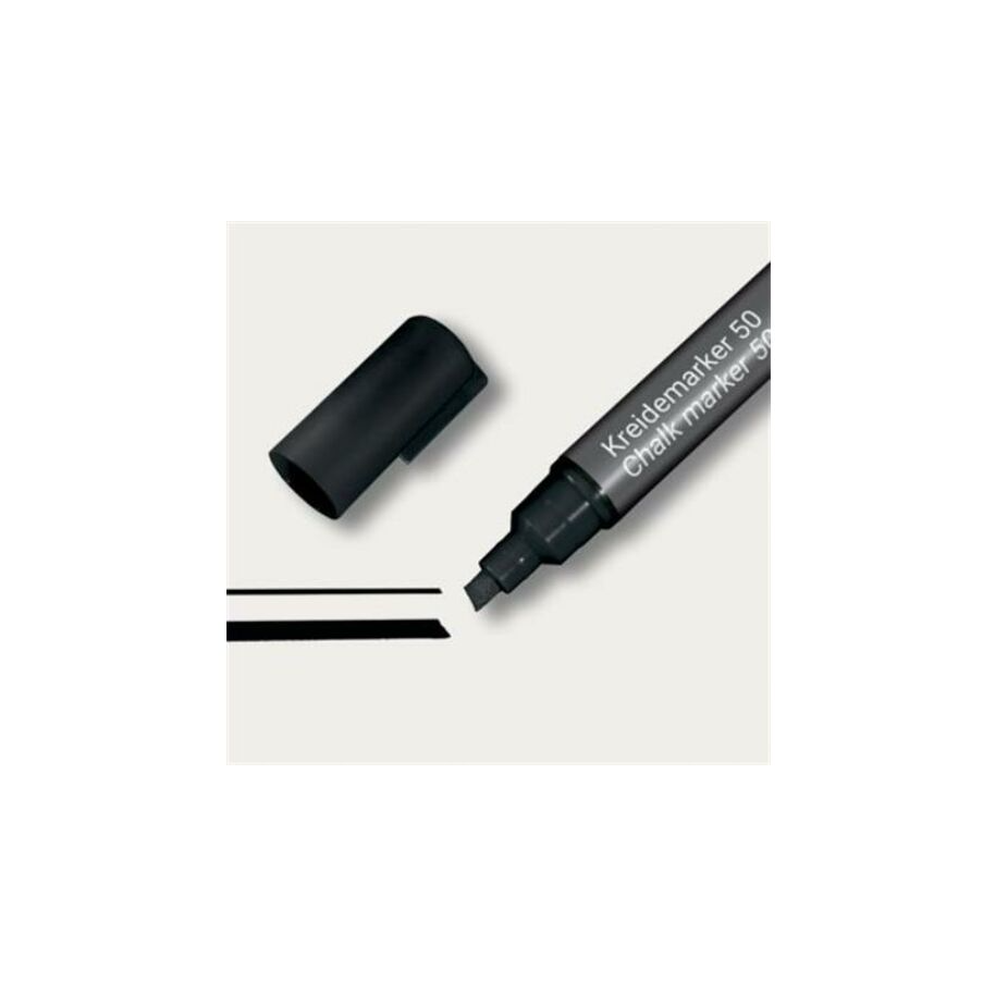 Sigel 1-5 mm Folyékony krétamarker - Fekete (BA180)