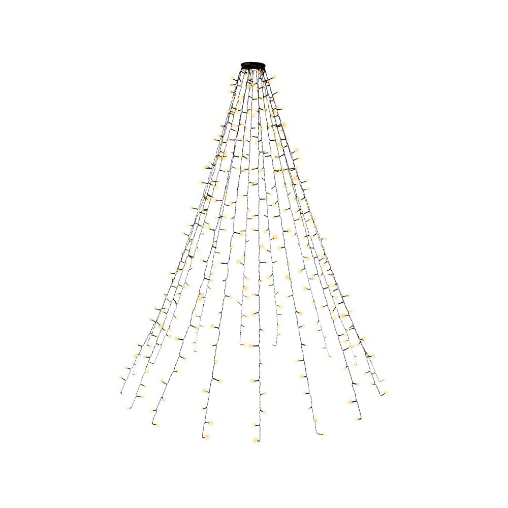 Goobay 60387 Kül-/Beltéri LED gyűrűs fényfüzér 6,5m - Meleg fehér (60387)