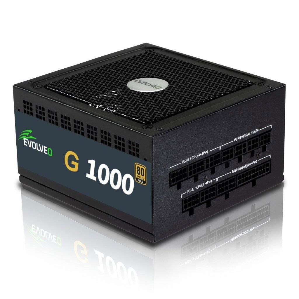EVOLVEO G1000 PCIe 5.0, zdroj 1000W, ATX 3.0, 80+ (CZE G 1000 R)
