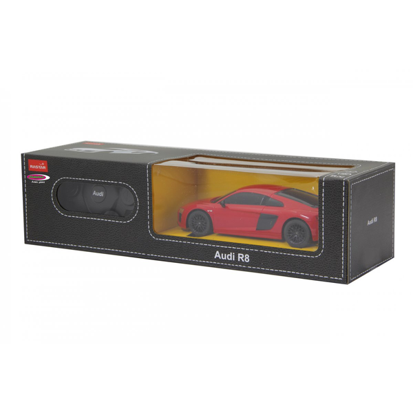 RED AUDI R8 REMOTE CONTROL CAR WITH 1 TO 24 SCALE