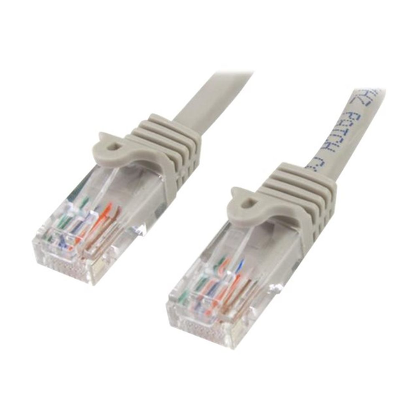 StarTech.com 45PAT50CMGR síťový kabel Šedá 0,5 m Cat5e U/UTP (UTP)