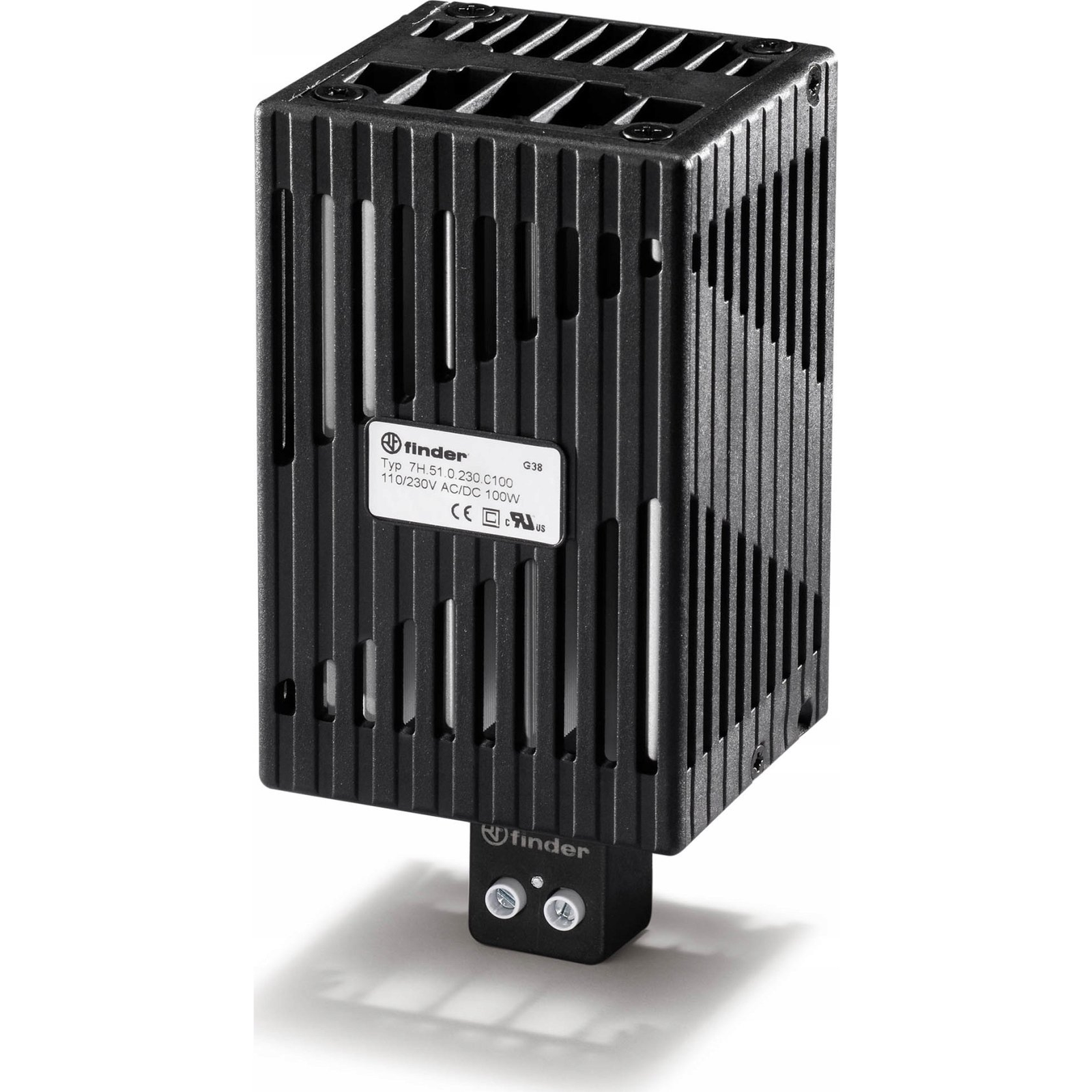 Finder 7H.51.0.230.0100 Fűtőkészülék 110 - 230 V 100 W (H x Sz x Ma) 218 x 63 x 70 mm 1 db (7H.51.0.230.0100)