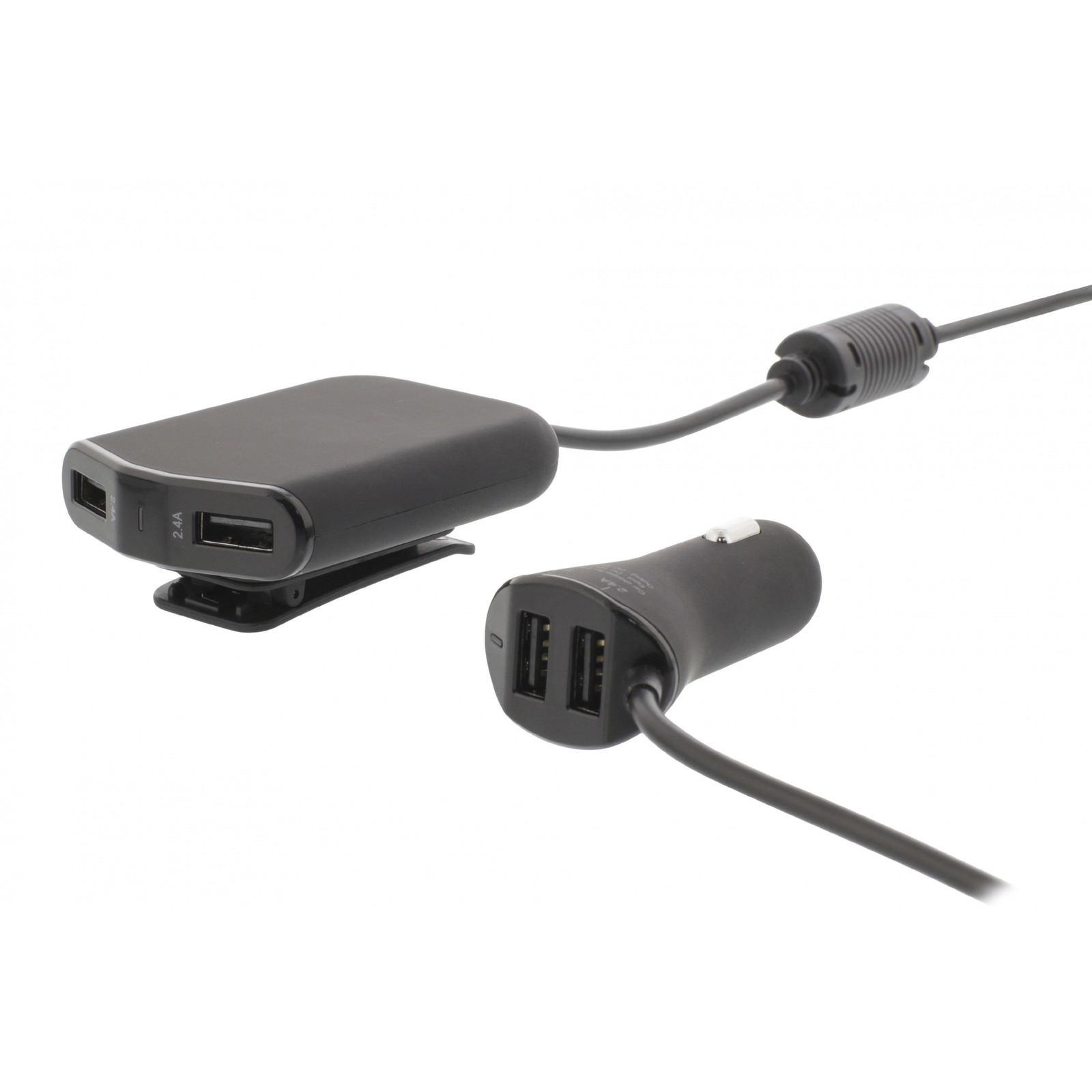 Sweex Autós 4xUSB Töltő 9.6A Fekete (CH-018BL)