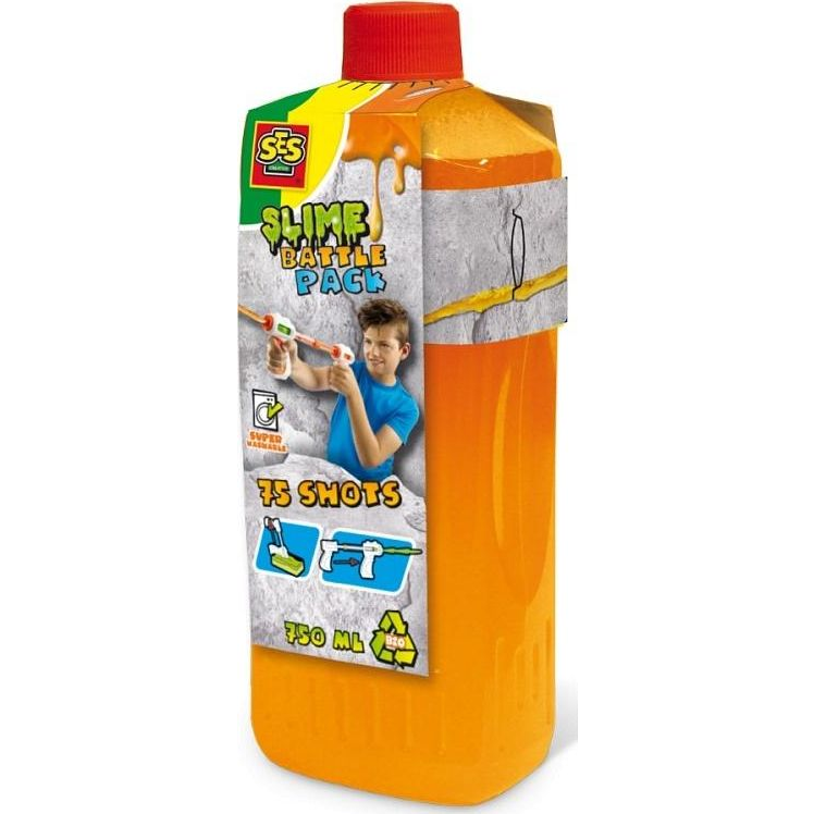 SES Creative Slime battle refill - Neon orange 750ml Utántöltés (326151)
