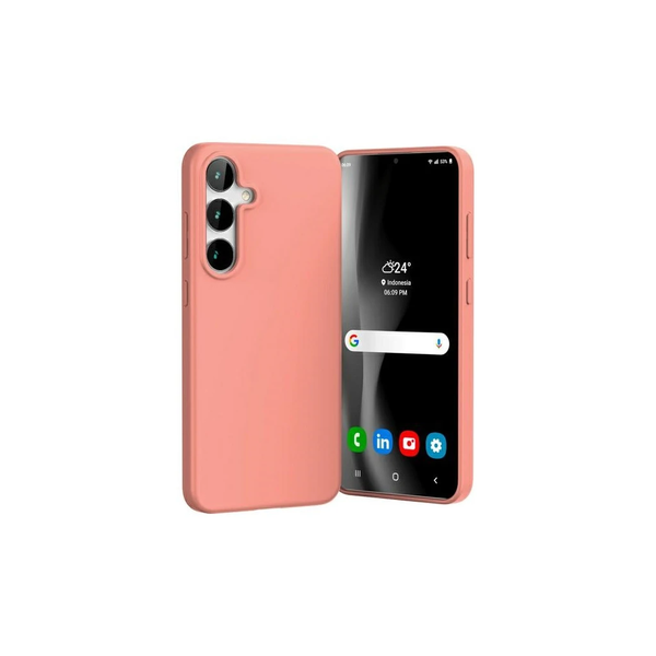 Mercury Soft tok Samsung S24 FE S721 készülékhez rózsaszín