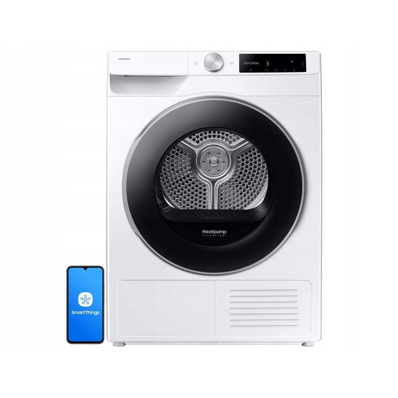 Sušička SAMSUNG AI DV90DG6845LEU4 s tepelným čerpadlom 60 cm biela 9 kg