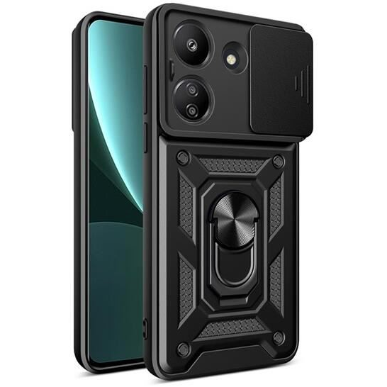 Gigapack Defender Xiaomi Poco C65 kameravédős tok fekete (GP-153232) (GP-153232)