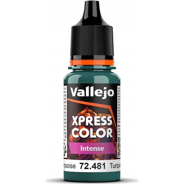  Vallejo Vallejo: 72.481 - Xpress Color Intense - Heretic Turquoise (18 ml)