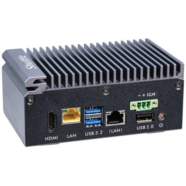 Shuttle Edge PC SPCEL03 0.46L размер РС Черен x6413E Intel® SoC BGA 1493 1,5 GHz