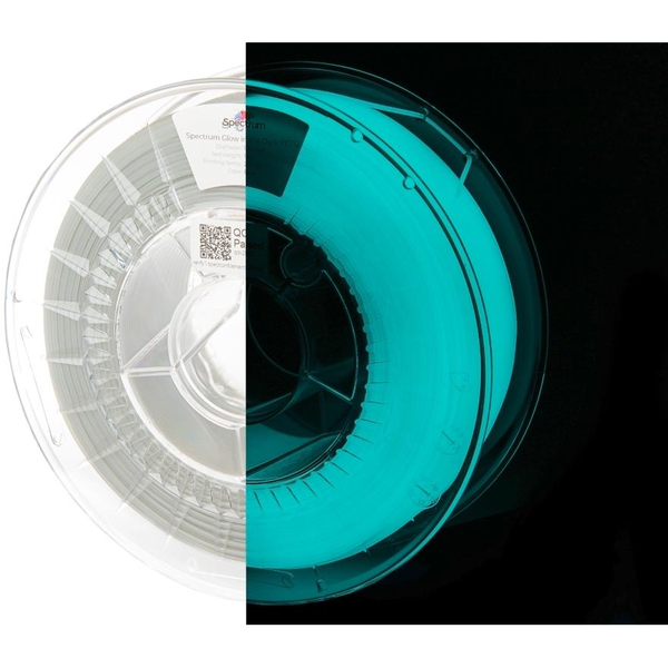 Spectrum 3D nyomtatószál, PLA Glow In The Dark, 1,75 mm, Blue, 1 kg