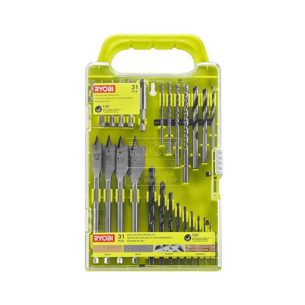 Ryobi RAKDD31 Fúró- és Csavarbitkészlet (31db / csomag) (5132004663)