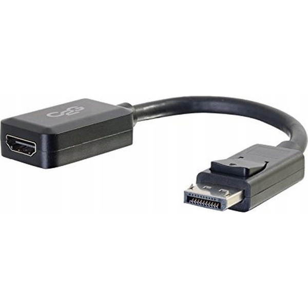 C2G 54322 video átalakító kábel 0,2 M DisplayPort HDMI Fekete