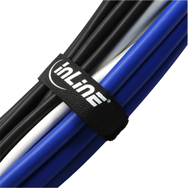 InLine 59945T fascetta Nylon Nero 10 pz