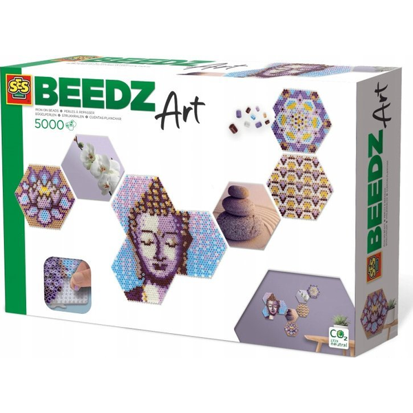 SES Creative Beedz Hex tiles Zen