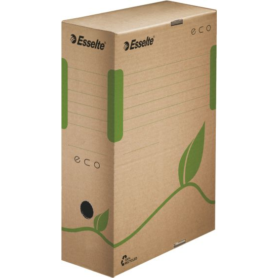 Esselte Eco κουτί αποθήκευσης αρχείων Καστανός (Καφέ), Πράσινος (Πράσινο)