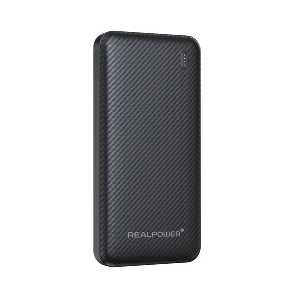 Realpower PB-10000 SSB 10000 mAh, încărcător portabil negru