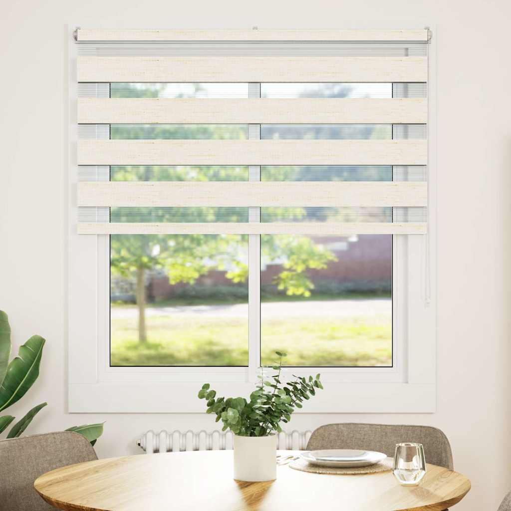 zebrafüggönnyel márványbézs szövetszélesség 125,9 cm poliészter (4014657)