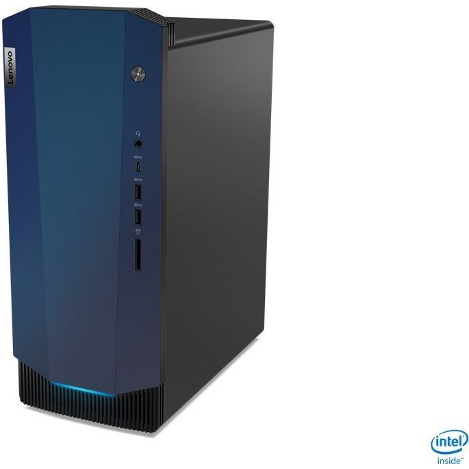 Lenovo IdeaCentre Gaming5 Intel® Core™ i5 i5-10400F 16 GB DDR4-SDRAM 512 GB SSD NVIDIA® GeForce® GTX 1650 SUPER Tower PC Fekete, Kék (90RE0082PB)