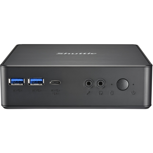 Shuttle Nano PC NC4010XAV2 Intel® Celeron® 7305 8 Giga Bites DDR4-SDRAM 250 Giga Bites SSD Mini PC Negru