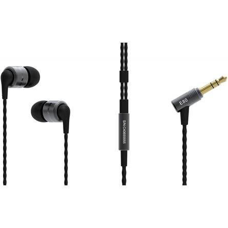 SOUNDMAGIC E80 In-Ear fülhallgató fekete (SM-E80-01)