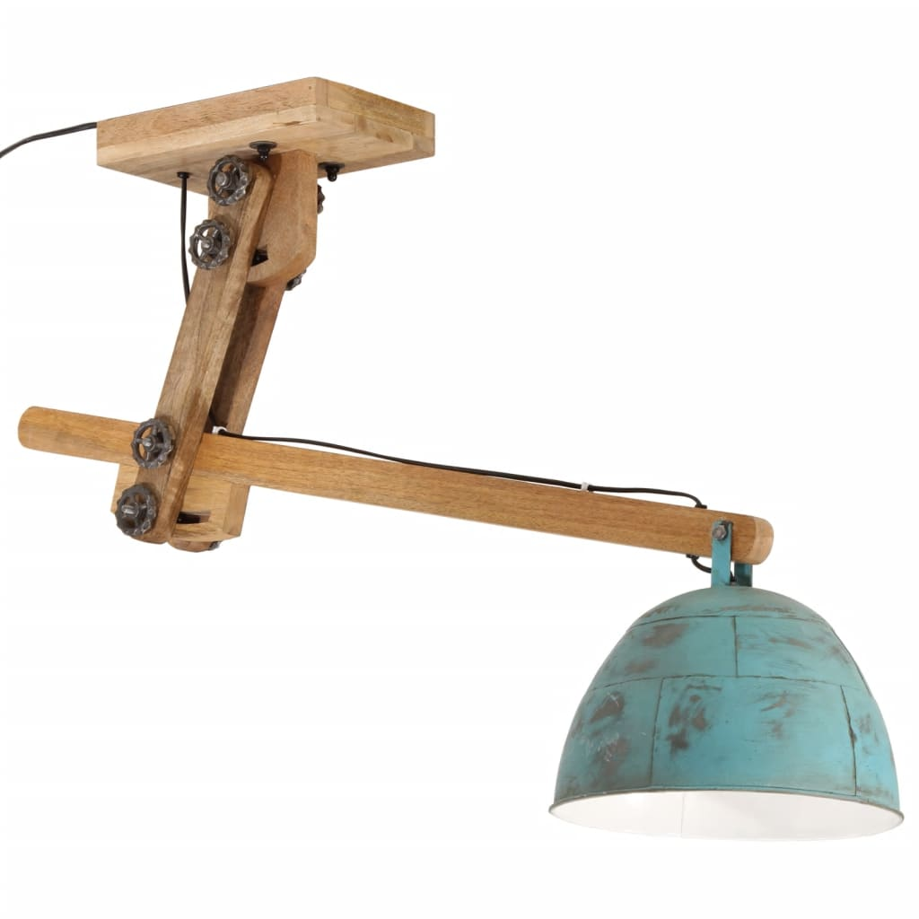 kopott kék mennyezeti lámpa 25 W 105x30x65-108 cm E27 (371926)