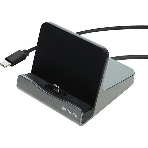 4Smarts VoltDock USB-C Kábellel 60W Gunmetal Tablet Dokkolóállomás