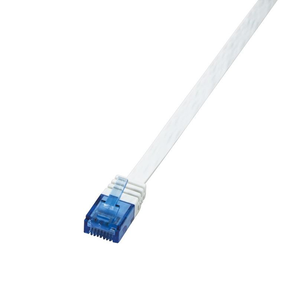 LOGILINK CF2061U LOGILINK Plochý Patch cord U/UTP kat. 6, biely 3 m